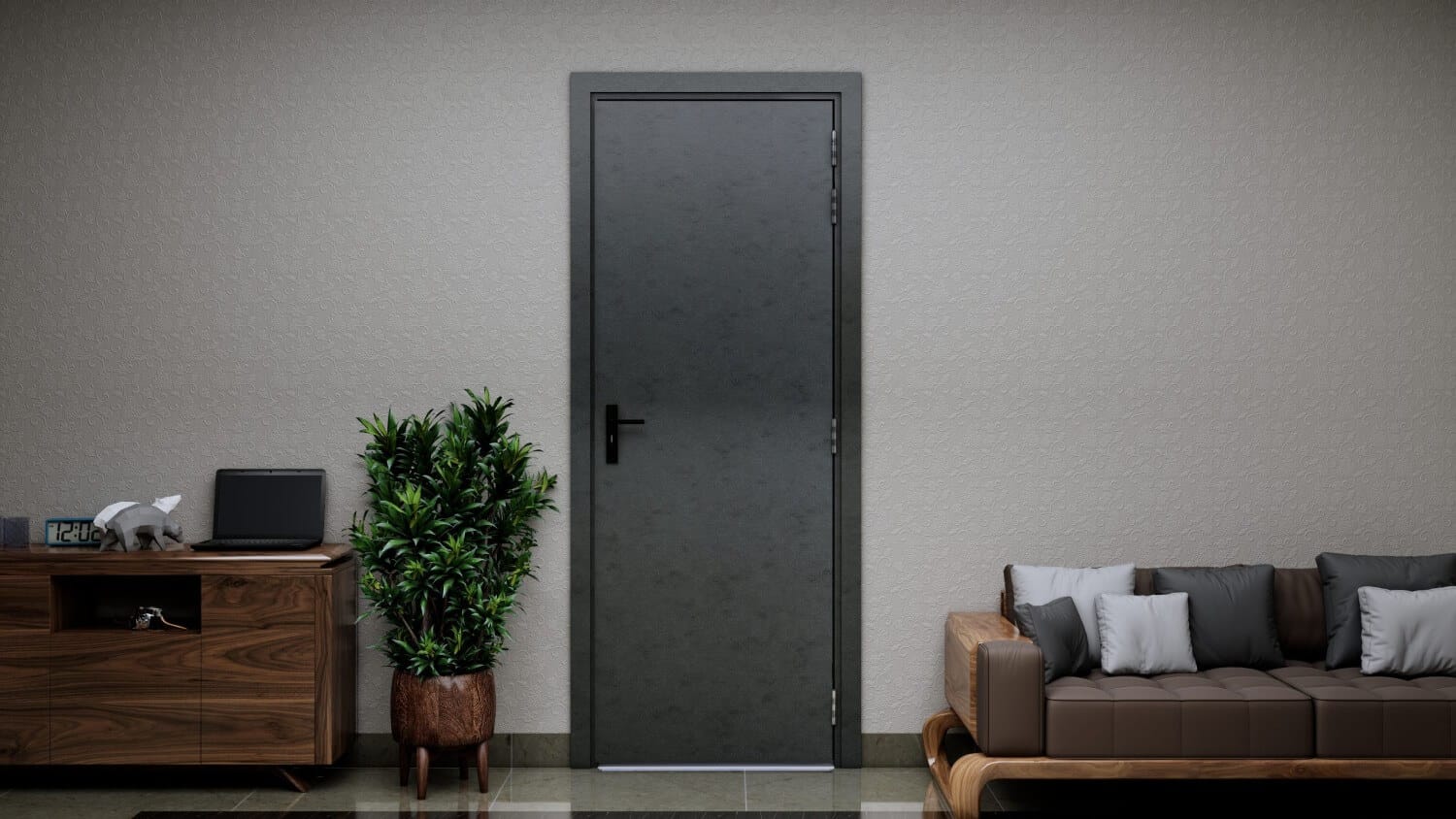 Cửa gỗ công nghiệp mdf melamine