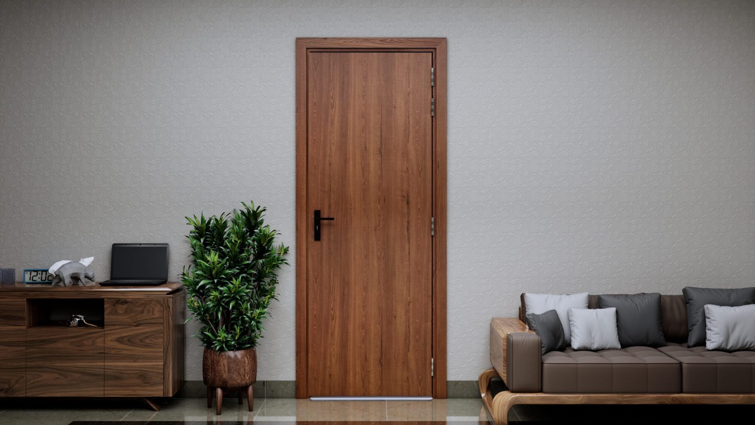 Cửa gỗ mdf Melamine