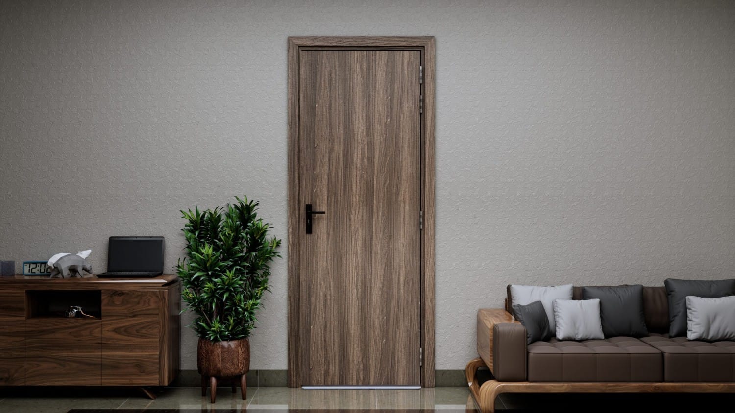 Cửa gỗ mdf Melamine
