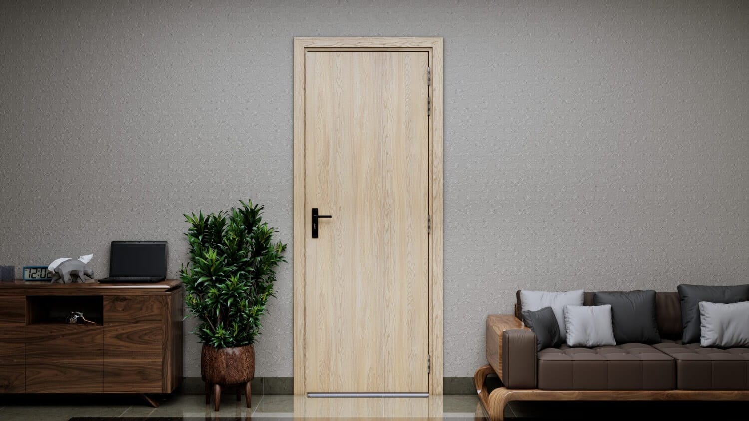 Cửa gỗ mdf Melamine