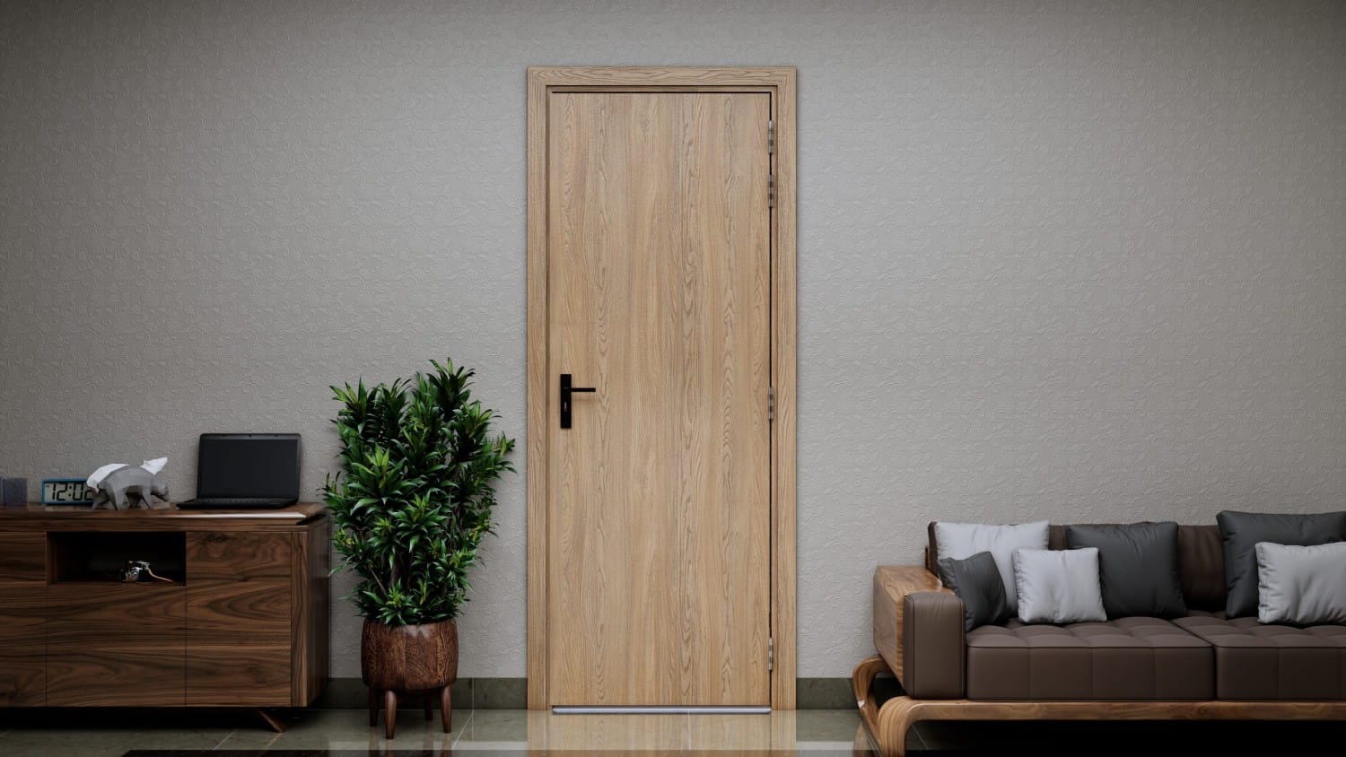 Cửa gỗ mdf Melamine