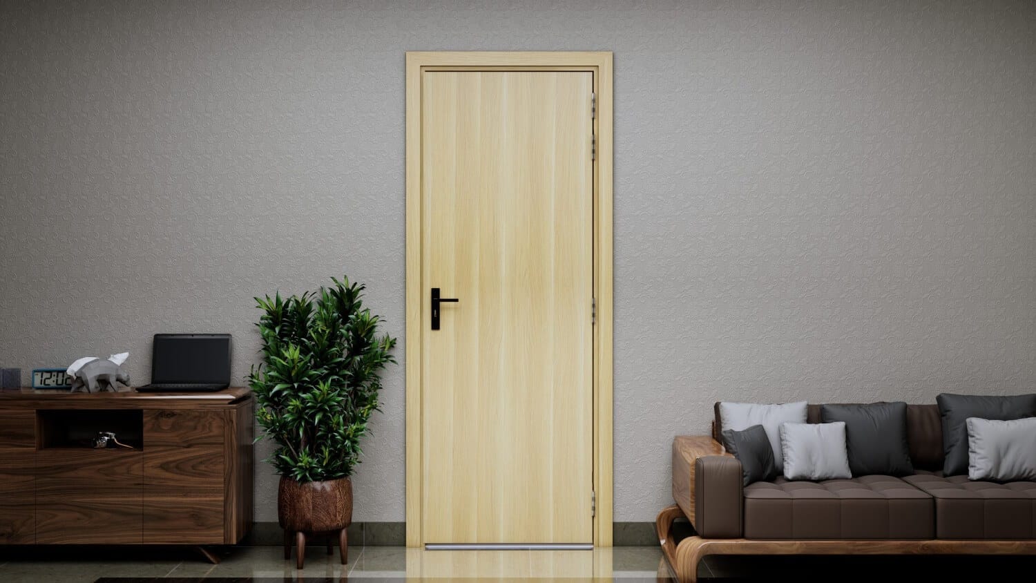 Cửa gỗ mdf Melamine
