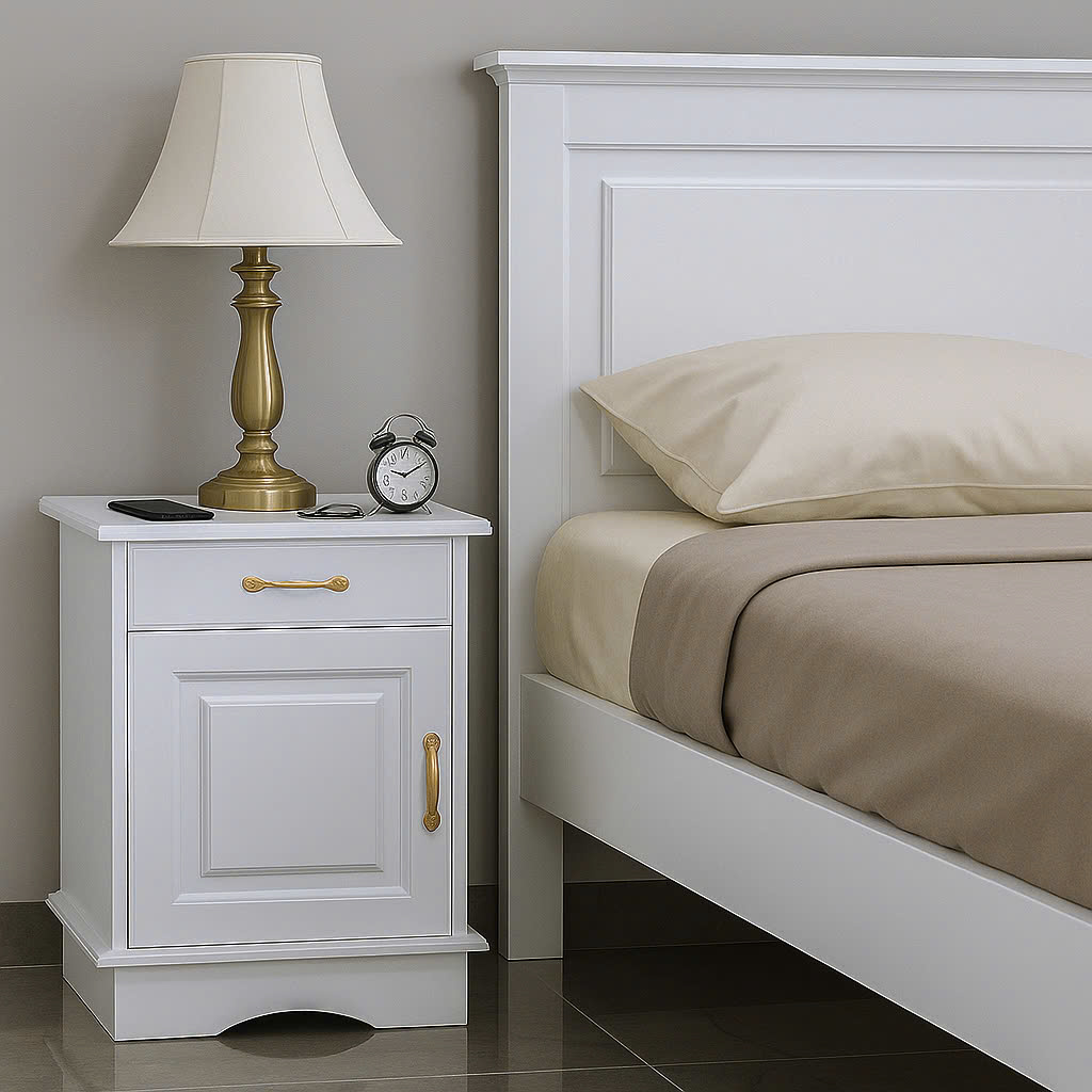 tủ đầu giường sơn PU