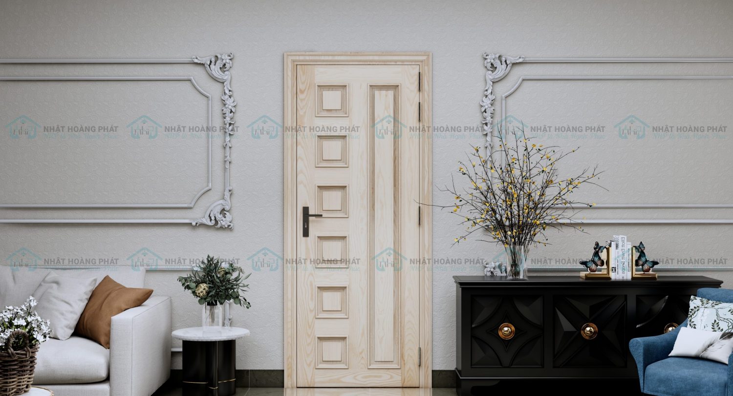 cửa gỗ ash tự nhiên
