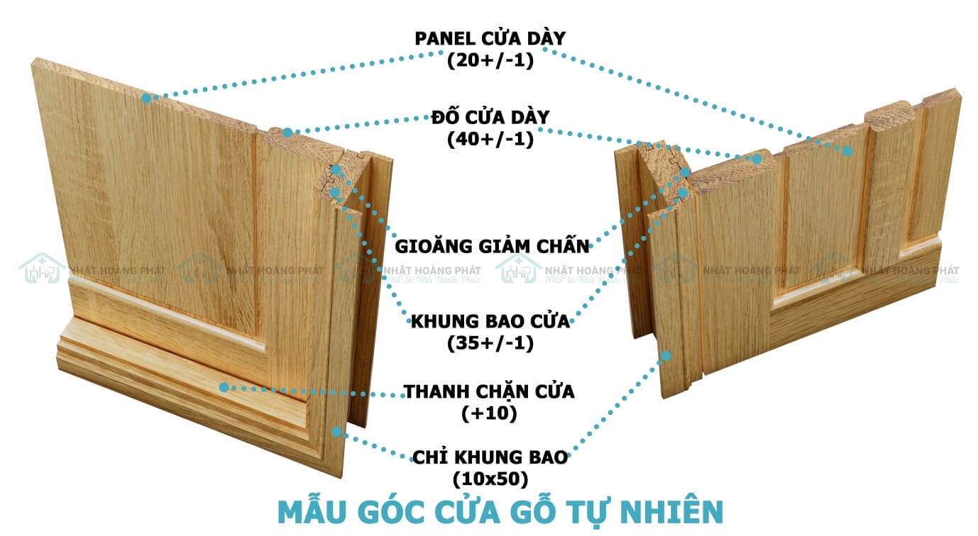 Cửa gỗ Sồi bền đẹp