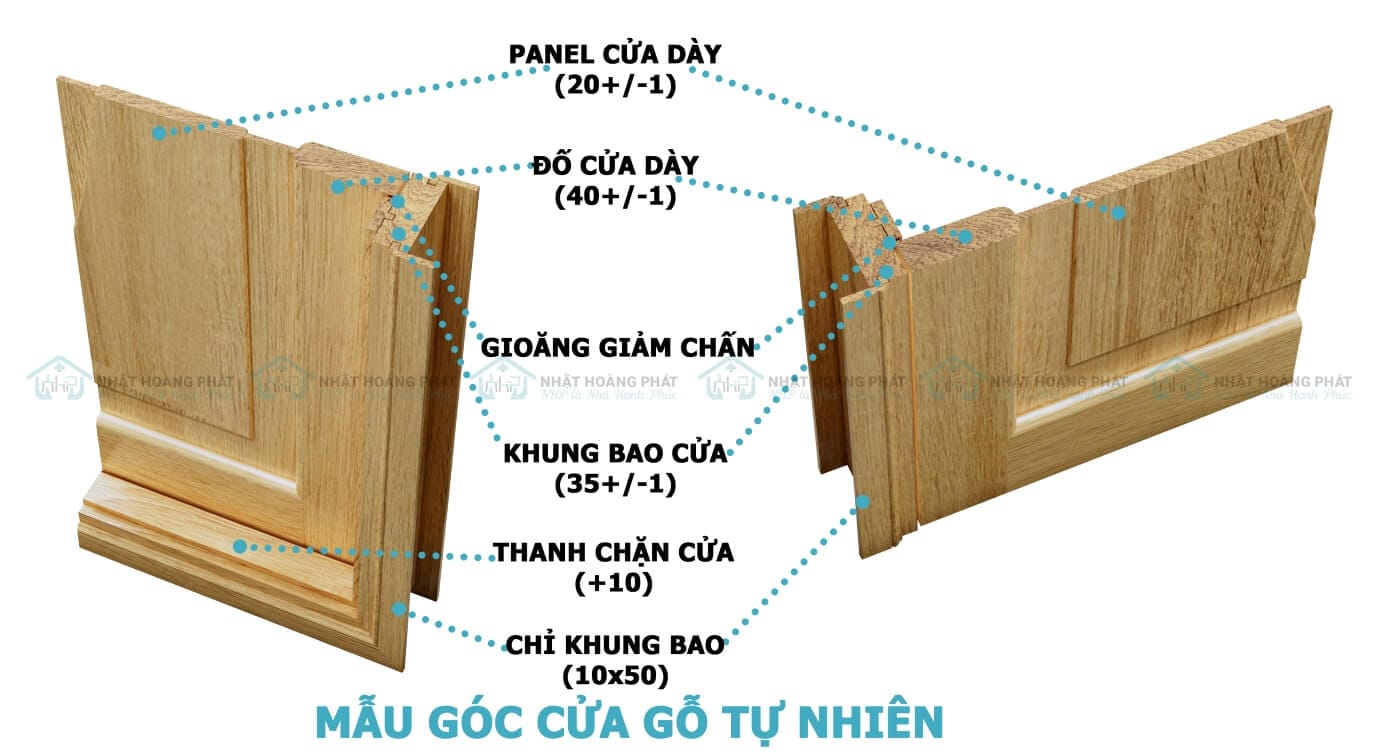 cửa gỗ sồi trắng