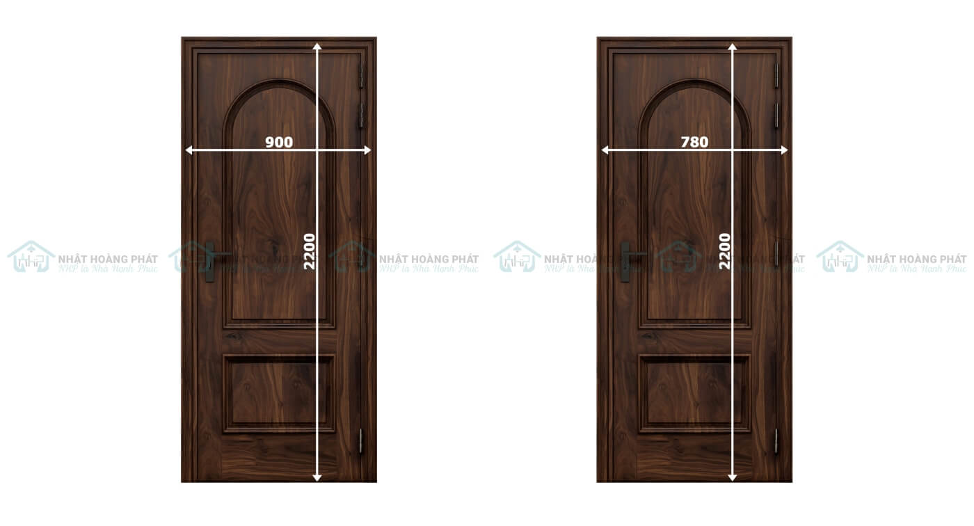 cửa gỗ óc chó cao cấp