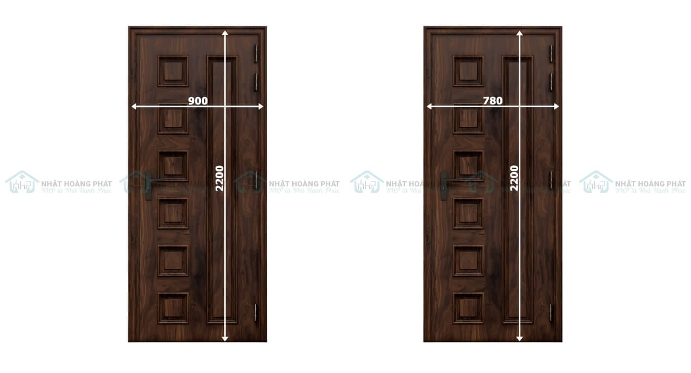 cửa gỗ óc chó tự nhiên
