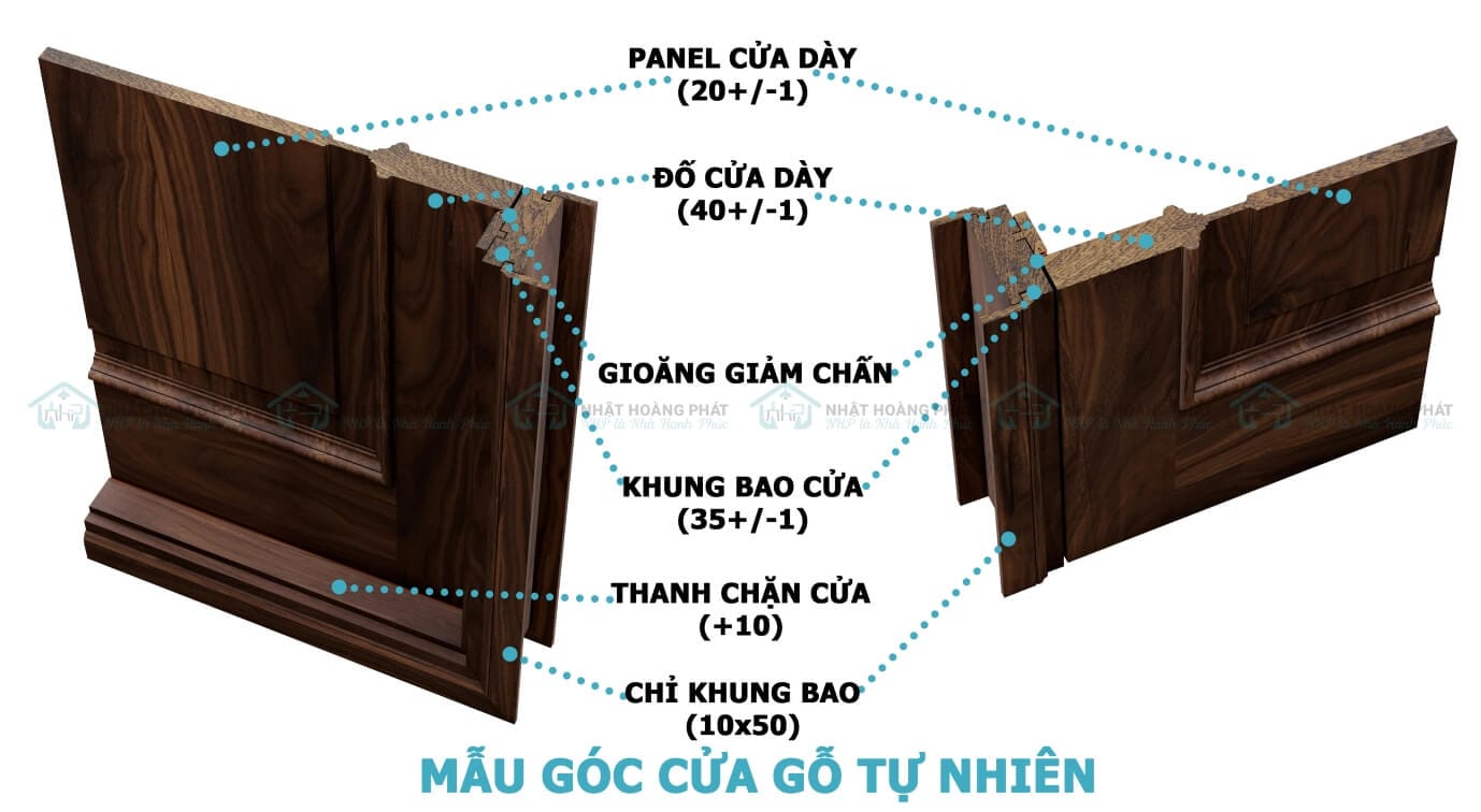 cửa gỗ Walnut