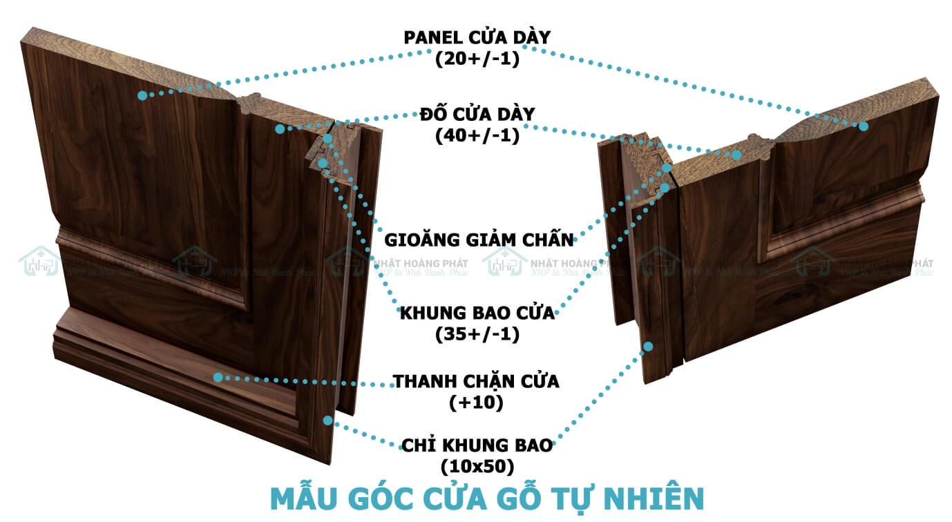 cửa gỗ walnut