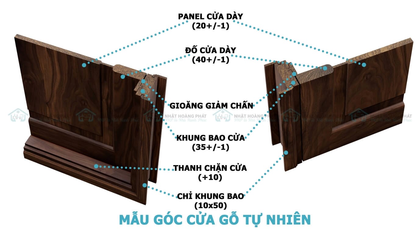 cửa gỗ Walnut