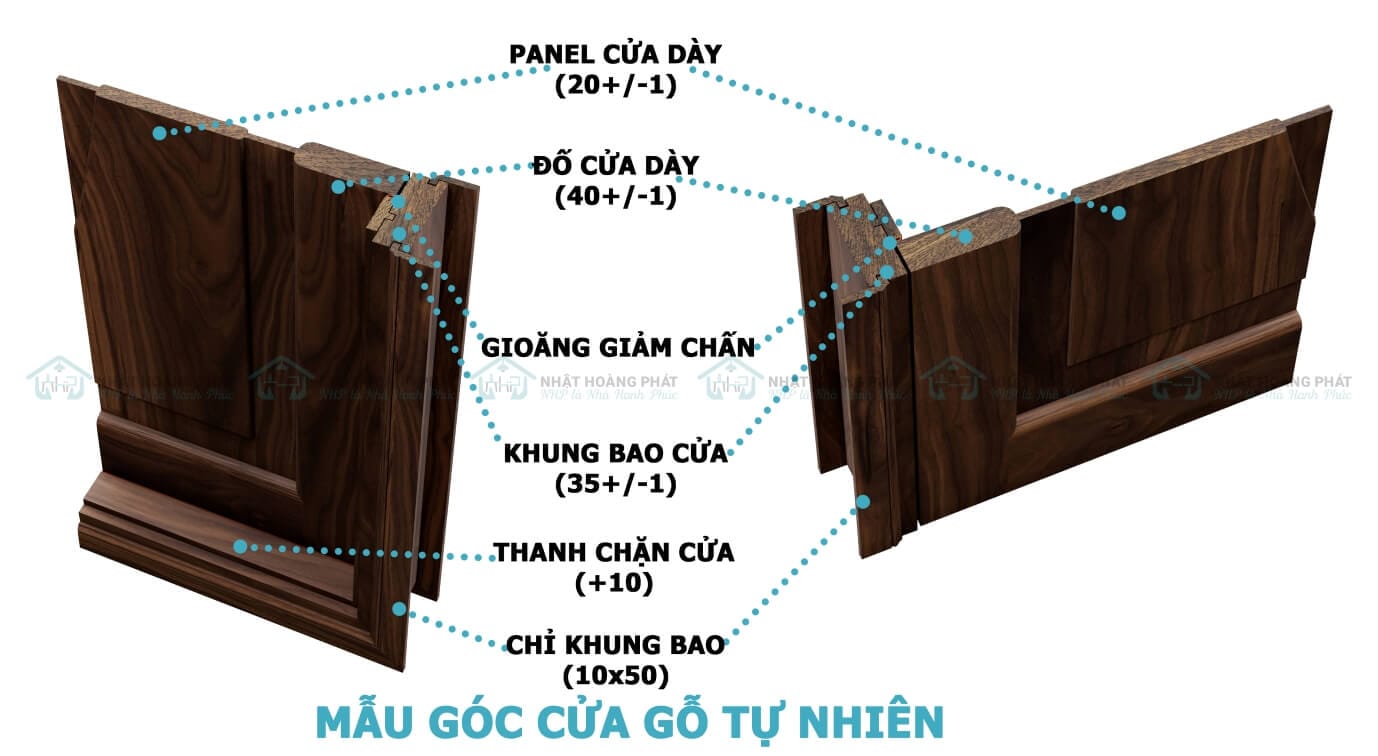 cửa gỗ Walnut