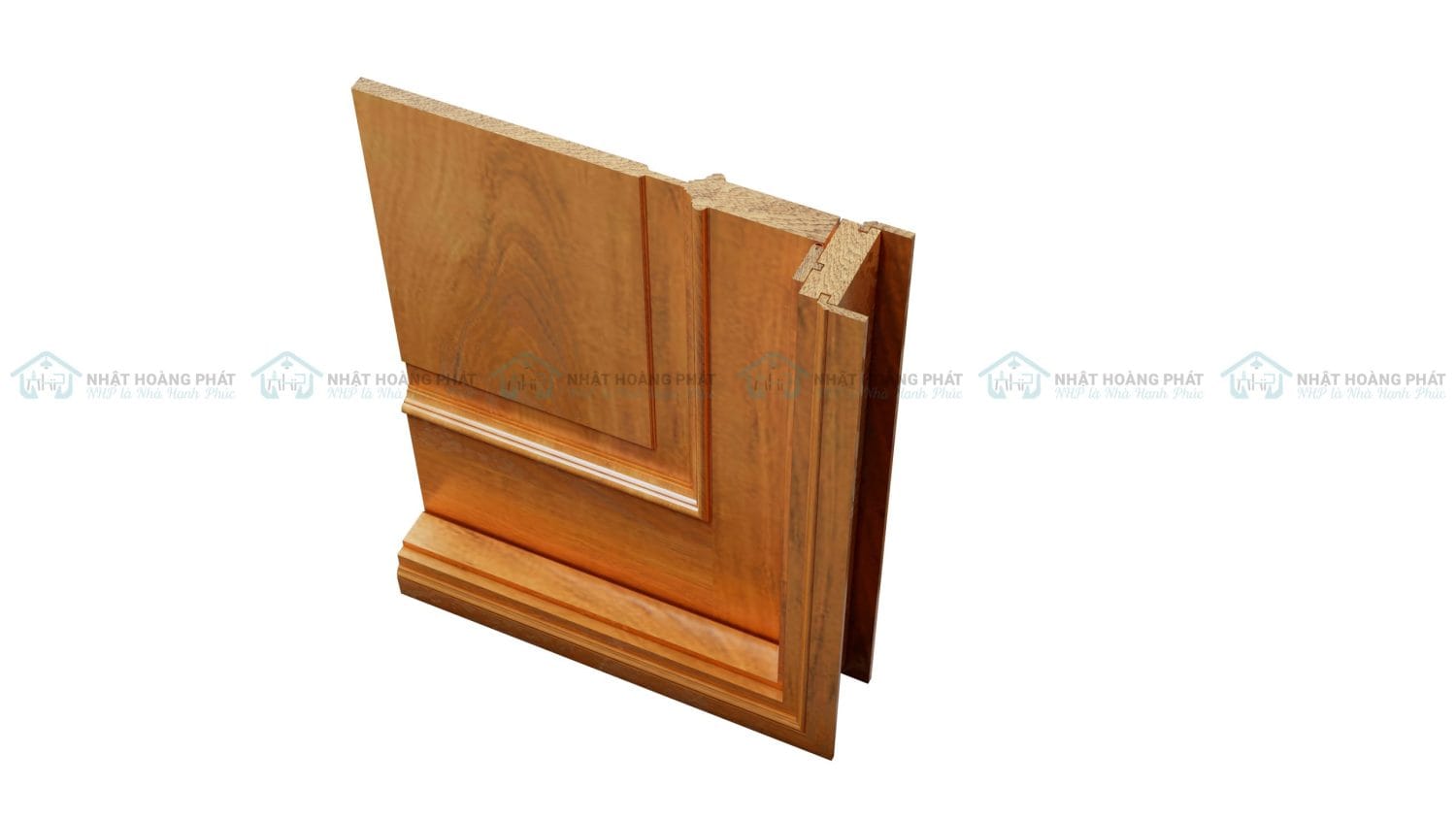 góc cửa phòng gỗ gõ đỏ