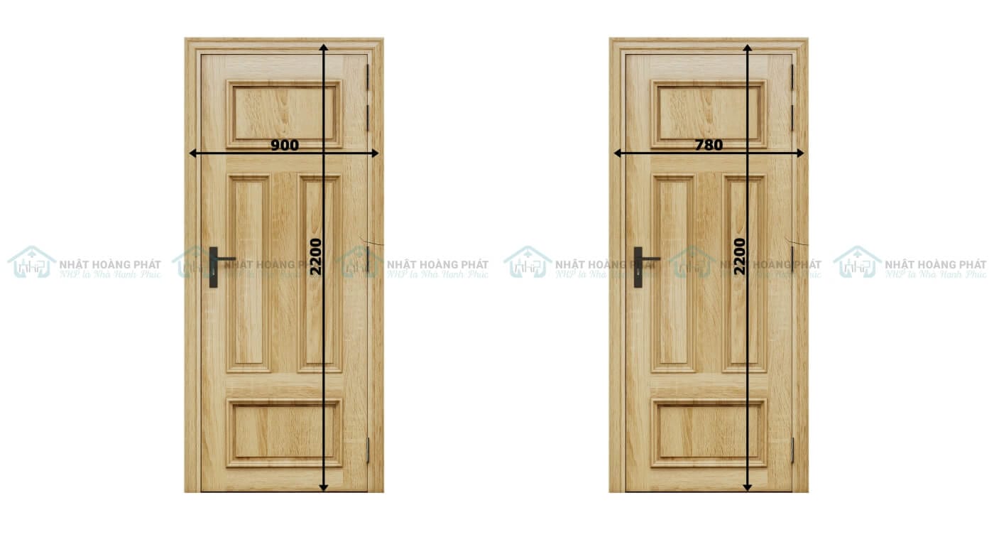 Cửa gỗ Sồi Mỹ