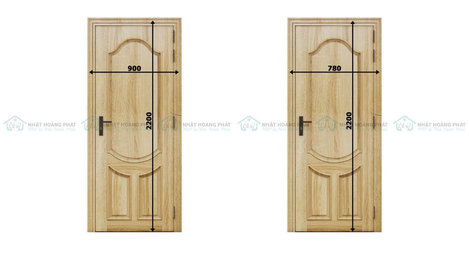 cửa phòng gỗ Sồi