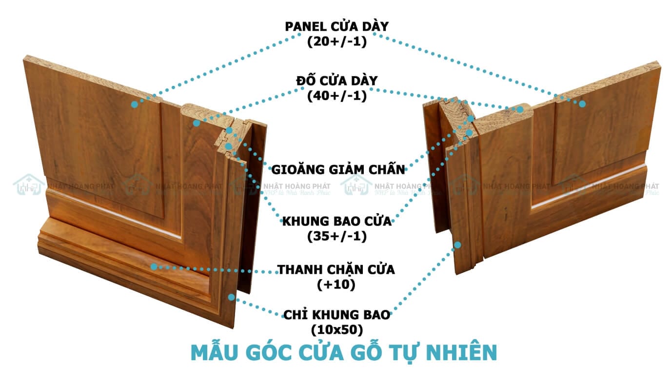 Cửa gỗ Gõ đỏ đẹp panel tròn - Sang trọng và Đẳng cấp