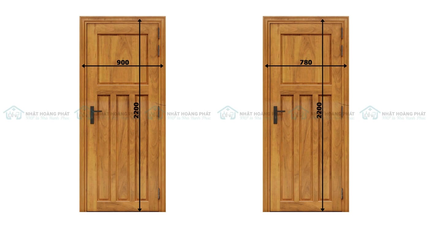 cửa gỗ gõ đỏ bền đẹp