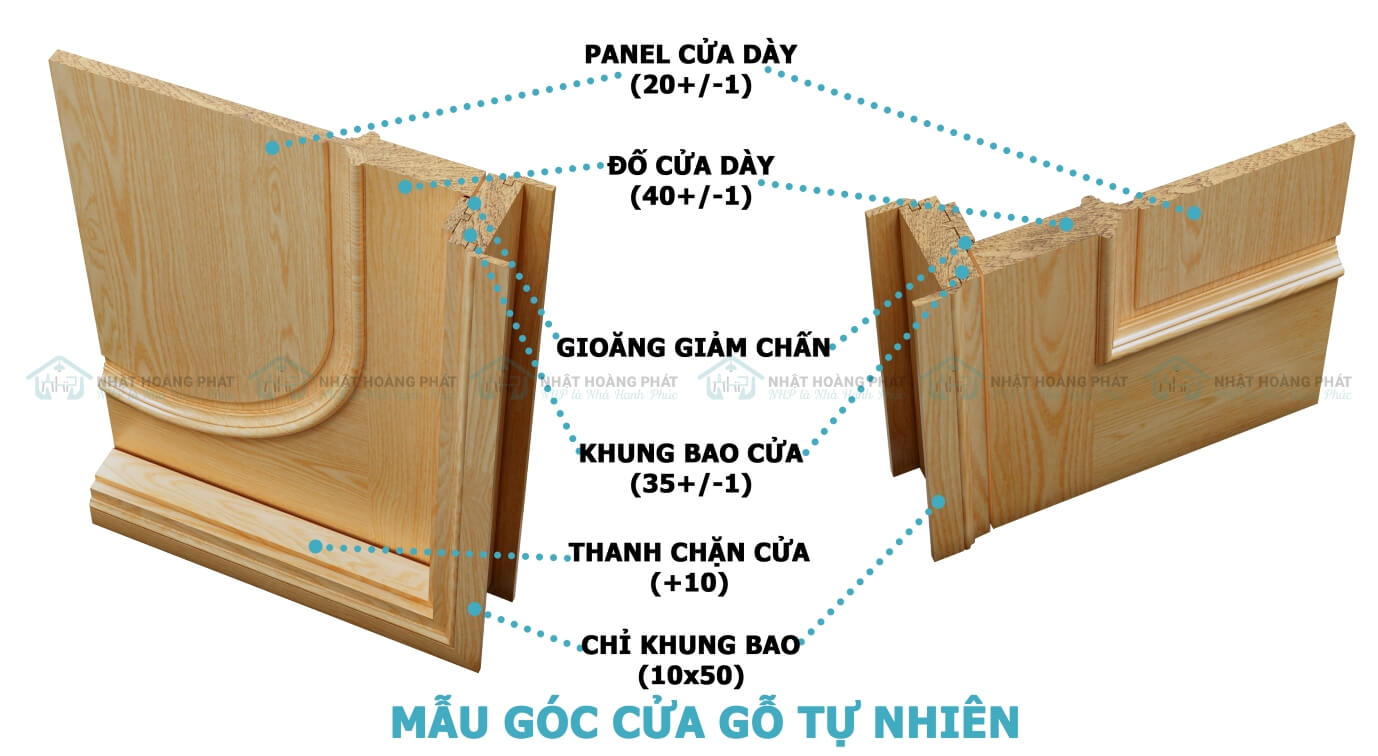 cửa gỗ sồi đẹp