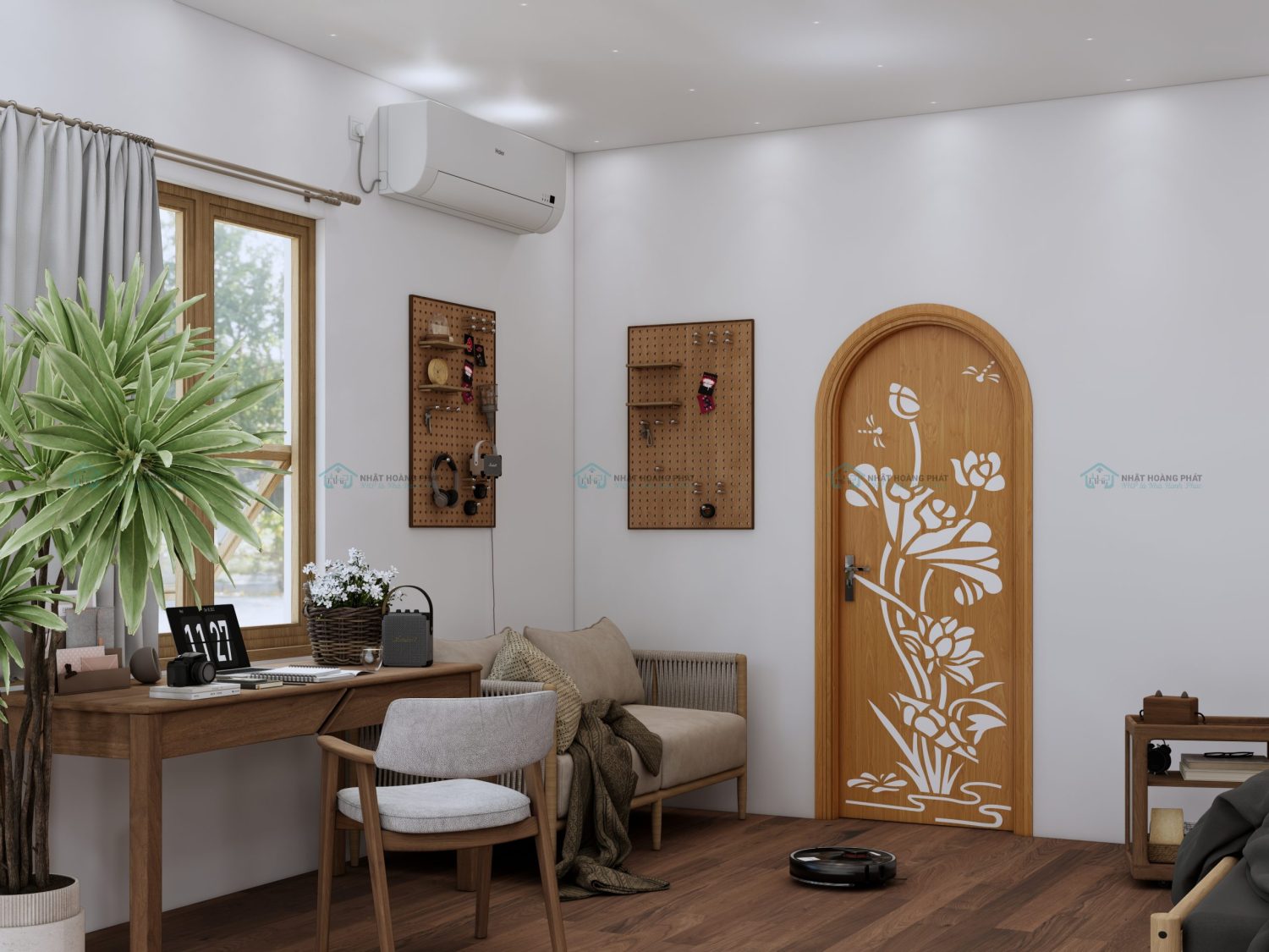Cửa vòm Melamine