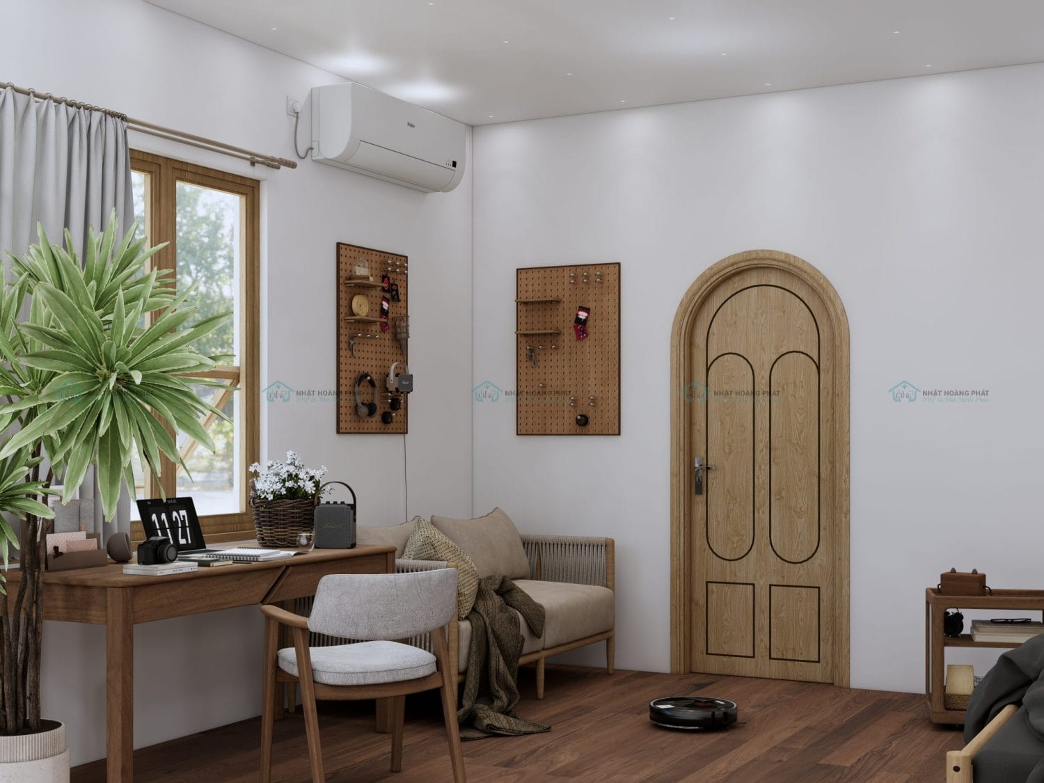 cửa vòm khắc hoa văn cnc