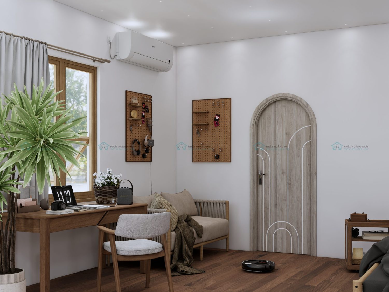 Cửa vòm Melamine