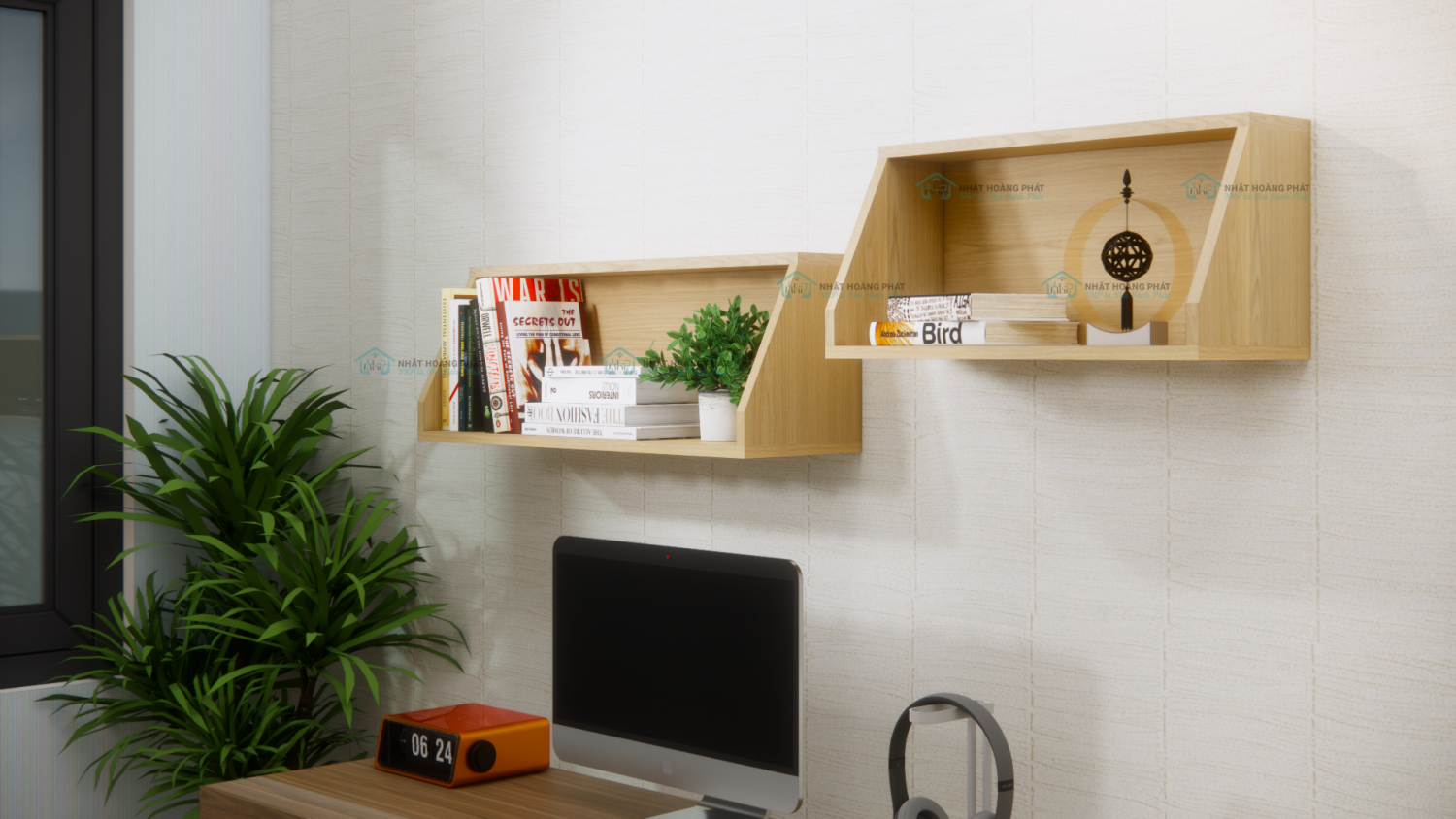 kệ Melamine trang trí