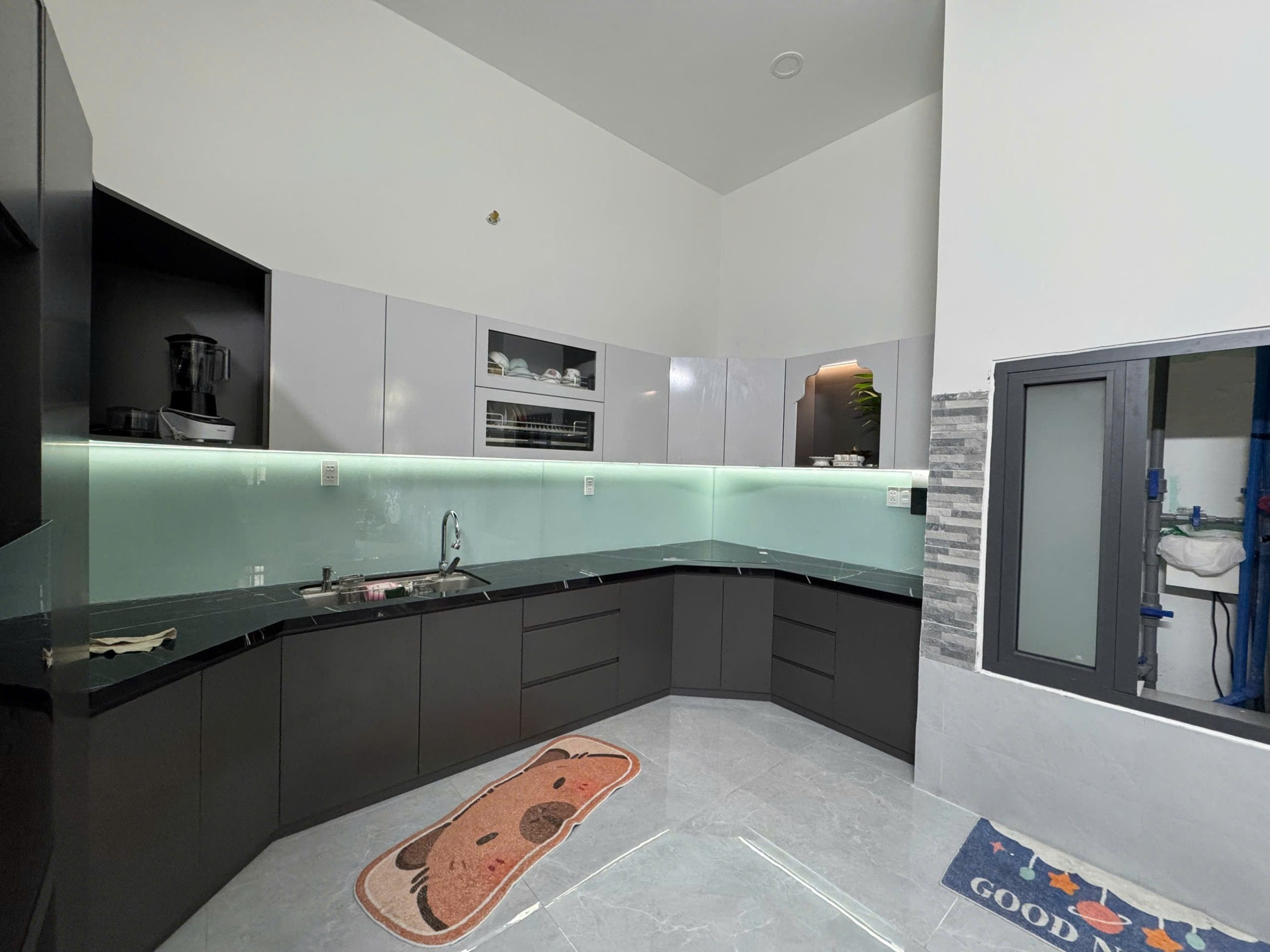 lắp đặt tủ bếp melamine