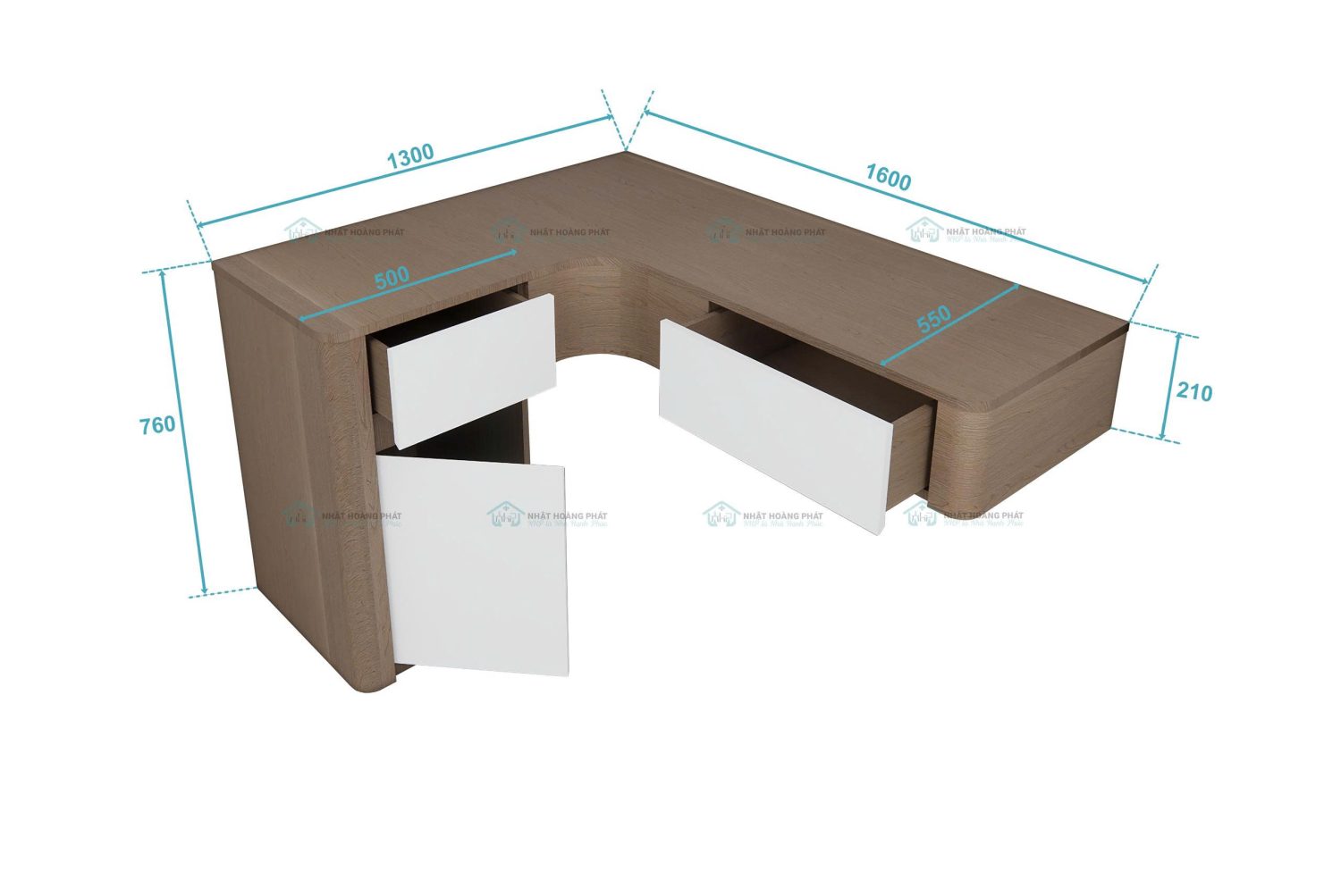 bàn làm việc mdf