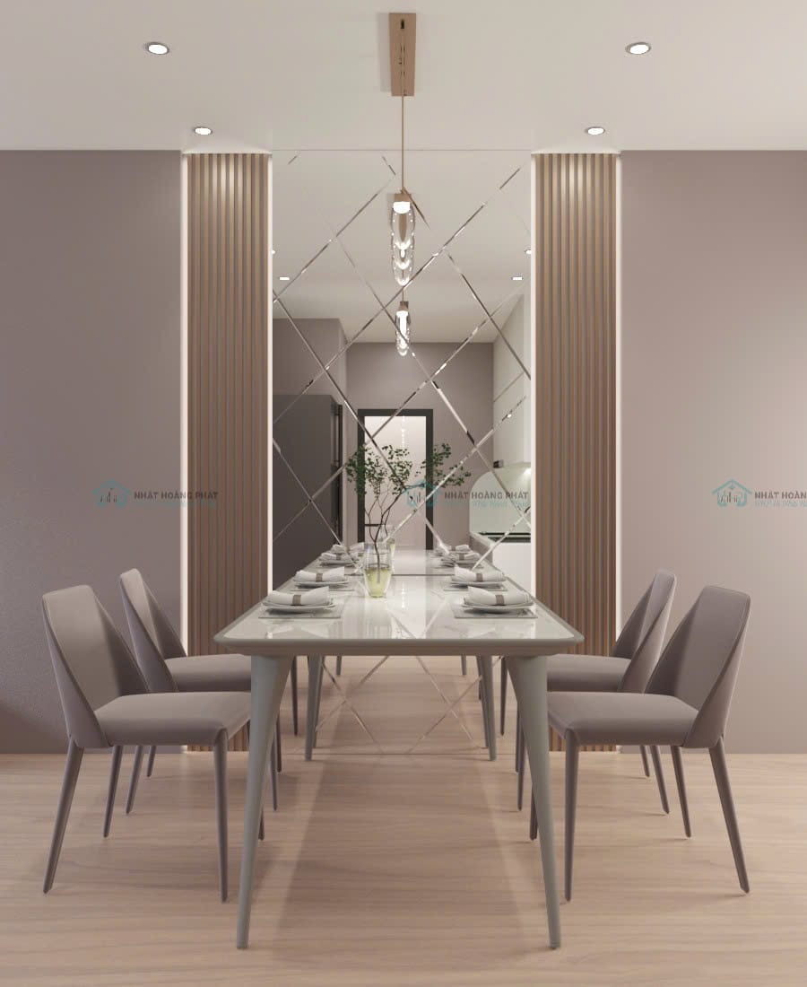 thiết kế nội thất bếp căn hộ