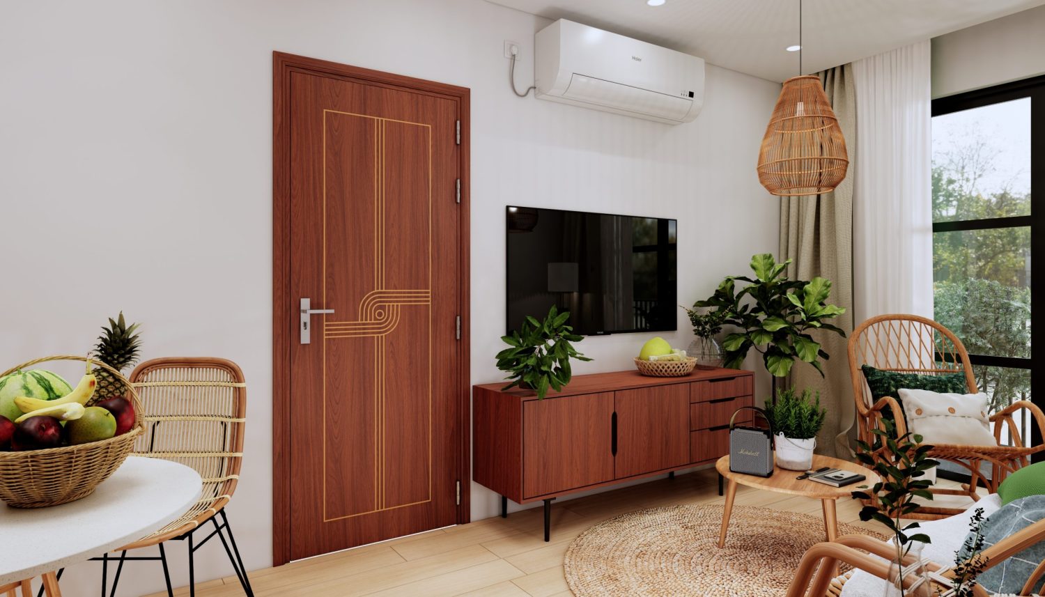 cửa gỗ công nghiệp Melamine