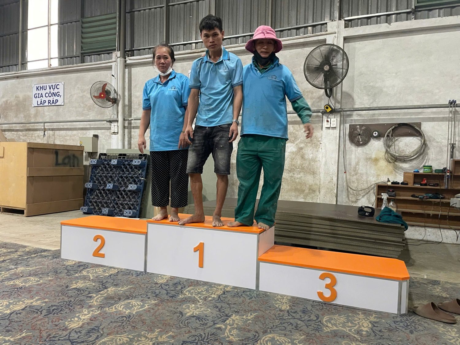 bục nhận giải thưởng thể thao