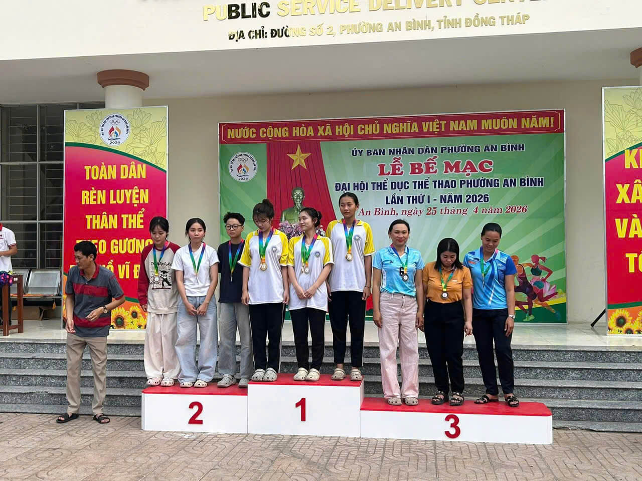 bục trao giải
