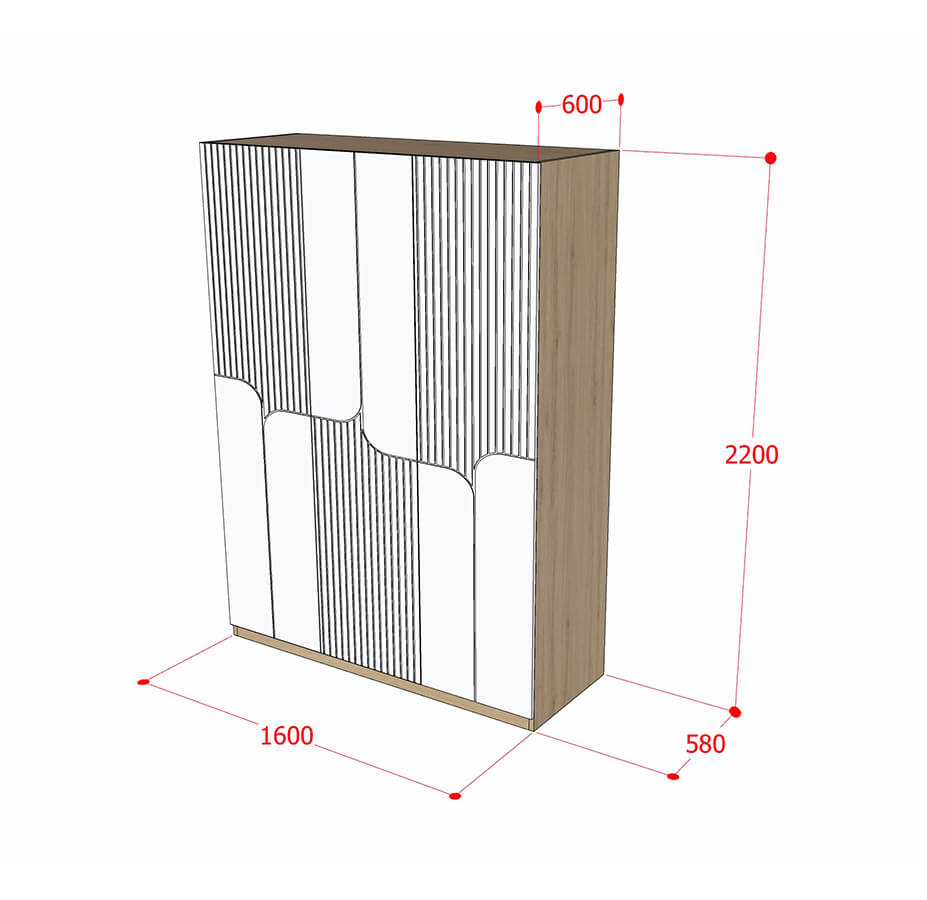 tủ quần áo Melamine