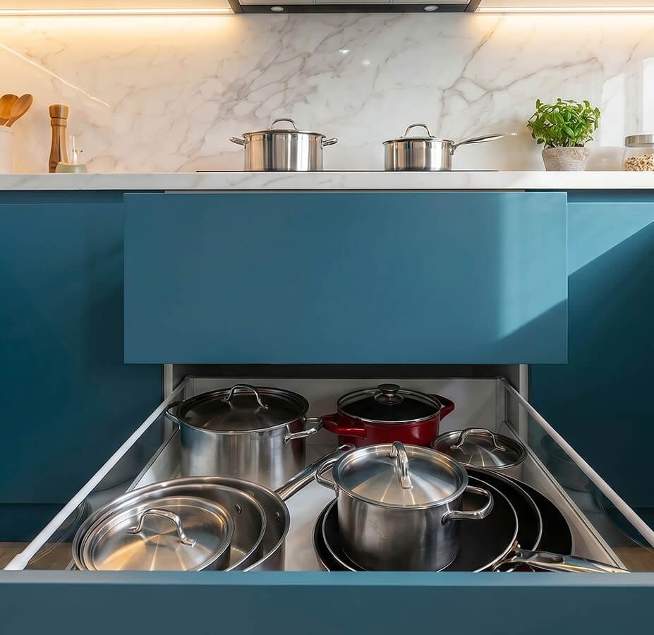 tủ bếp MDF