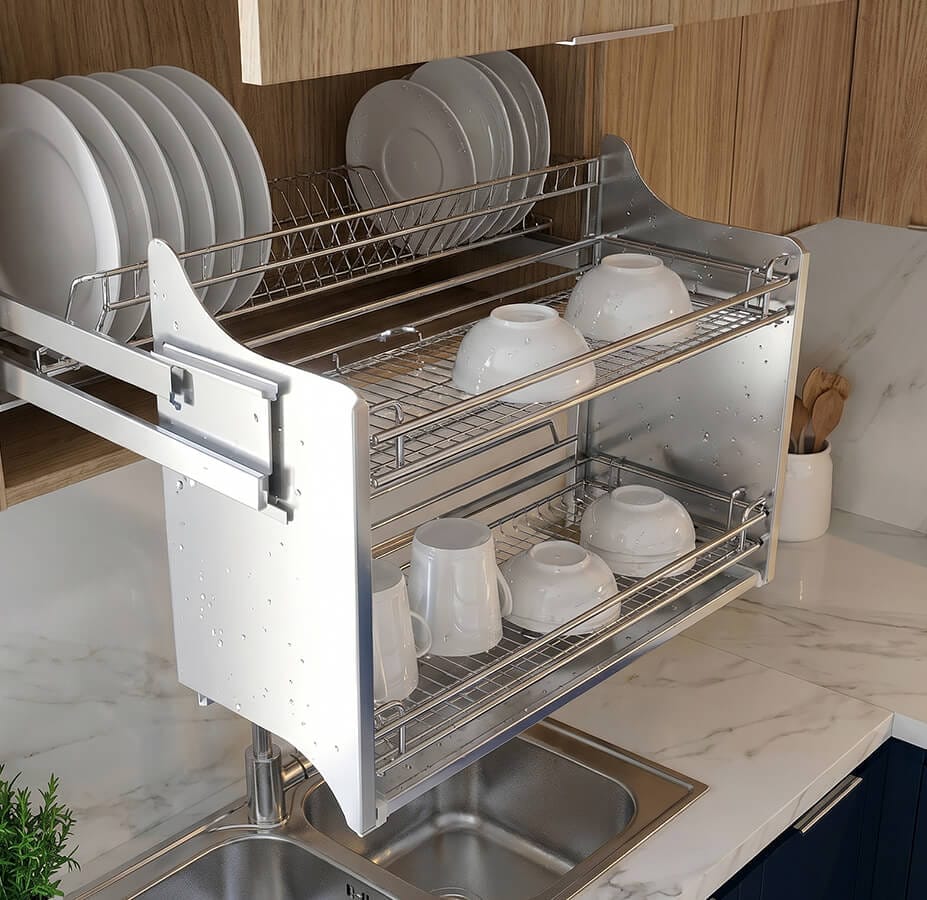 tủ bếp gỗ công nghiệp