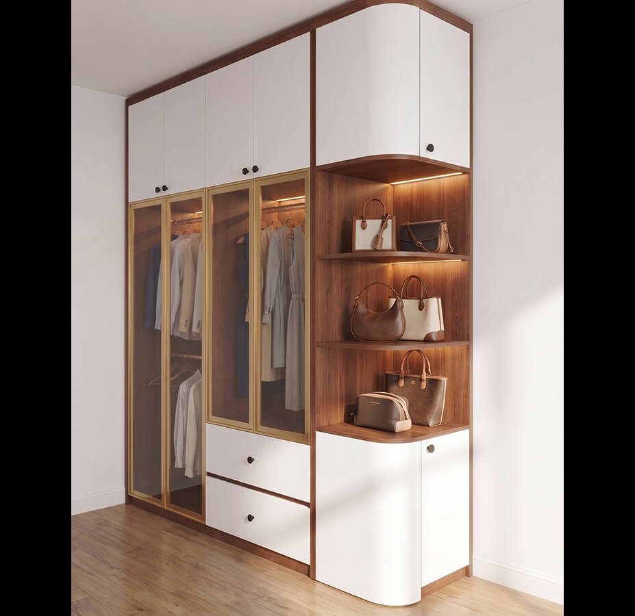tủ quần áo MDF Melamine