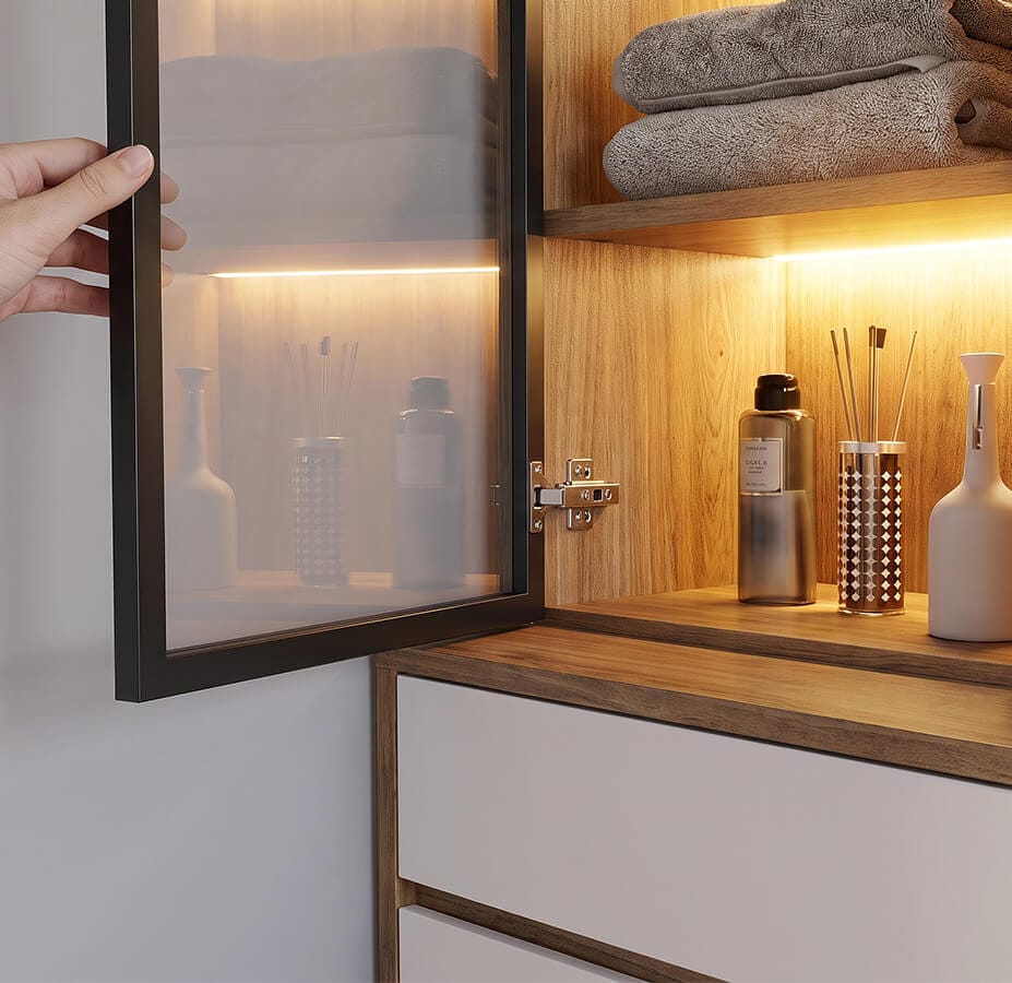 bàn trang điểm mdf cốt xanh