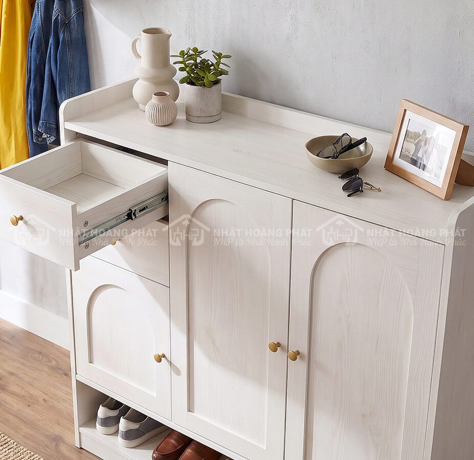 tủ giày mdf hiện đại