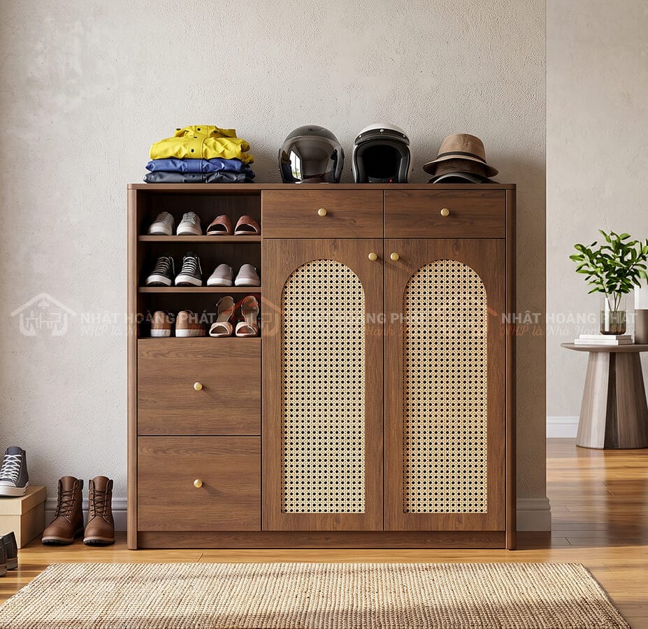 Tủ giày nhiều ngăn – Lưu trữ đa năng, MDF bền đẹp